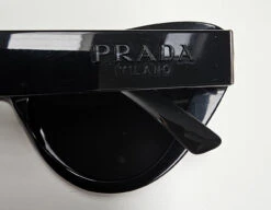 Polished Black Cat Eye Prada Sunglasses -Polaeoid Shop 20240228 142145