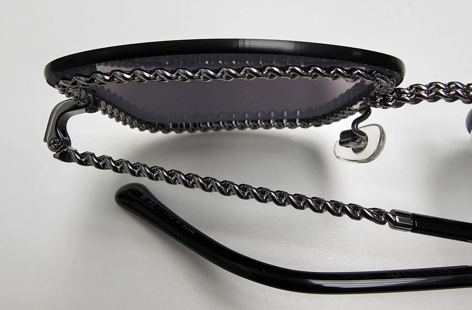 Metal Chanel Sunglasses & Chain 6 Metal Chanel Sunglasses & Chain - Image 4