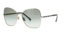 Butterfly Metal And Calfskin Chanel Sunglassses