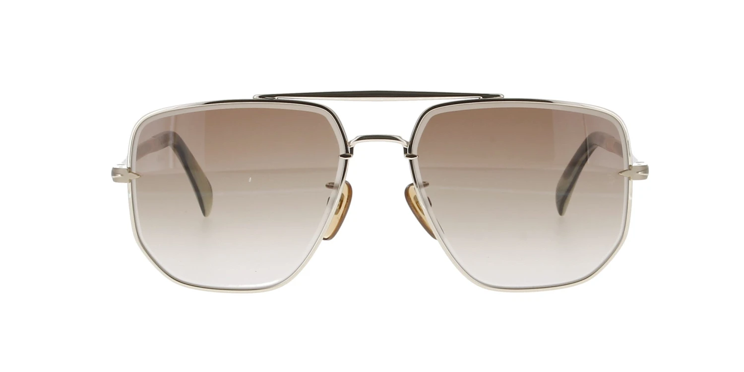 Gold Square David Beckham Sunglasses 5 Gold Square David Beckham Sunglasses - Image 3