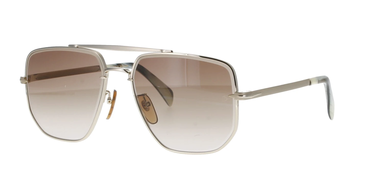 Gold Square David Beckham Sunglasses 3 Gold Square David Beckham Sunglasses