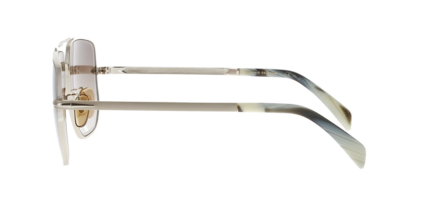 Gold Square David Beckham Sunglasses 4 Gold Square David Beckham Sunglasses - Image 2