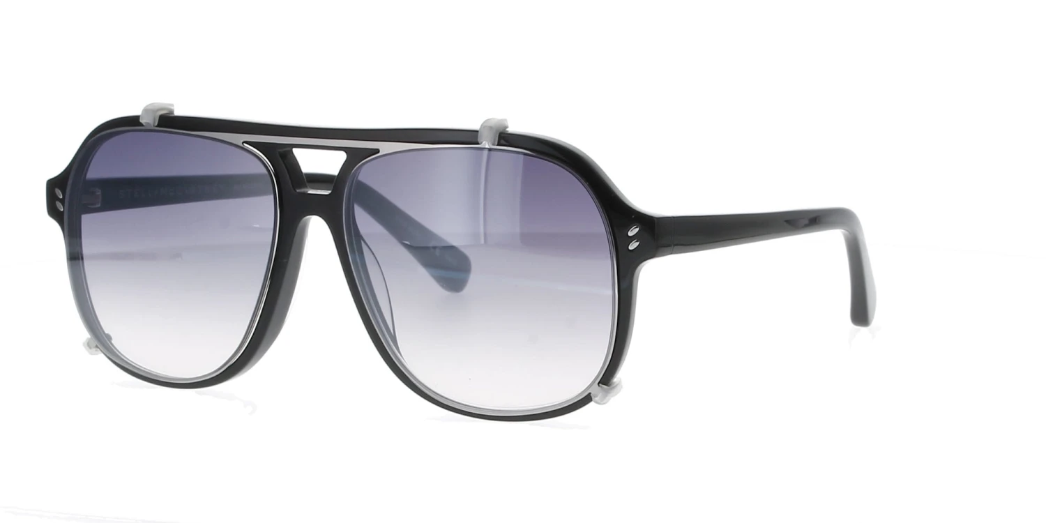 Stella McCartney Glasses With Clip-On Sunglasses 3 Stella McCartney Glasses With Clip-On Sunglasses